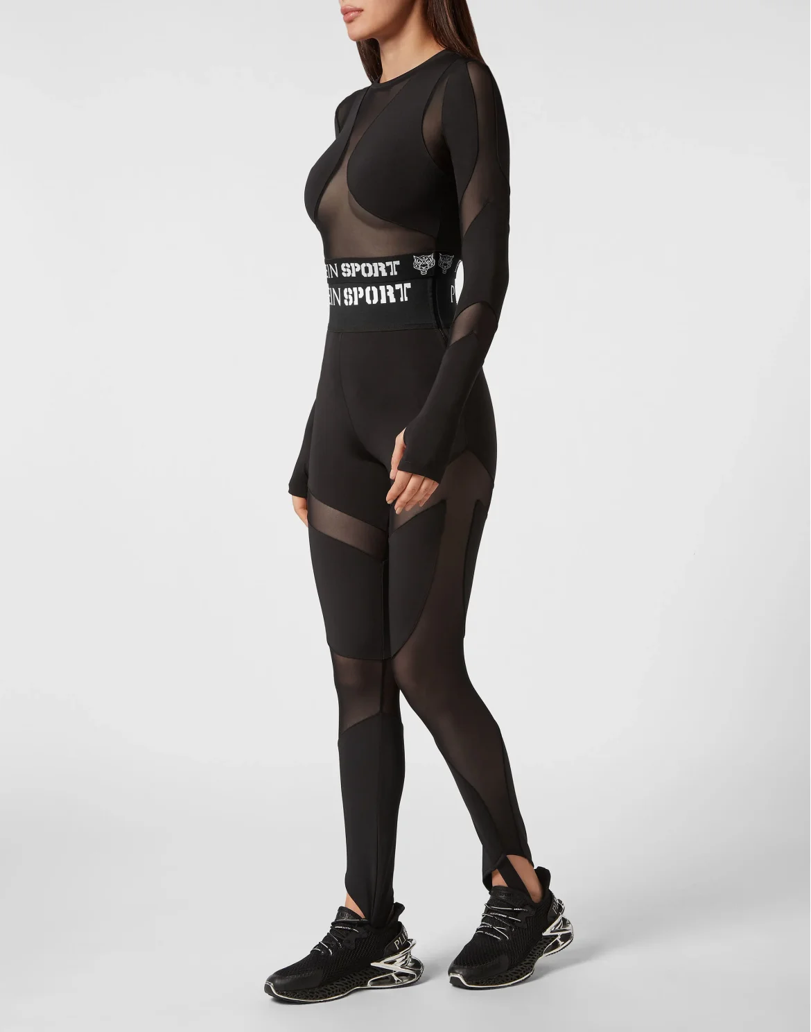 Jogging Cut Leggings Baroque Tiger, цвет: Черный