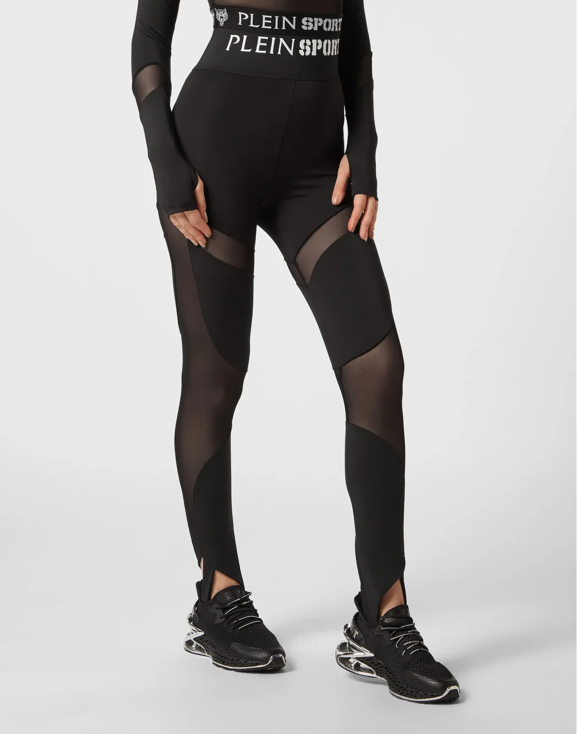 Jogging Cut Leggings Baroque Tiger, цвет: Черный