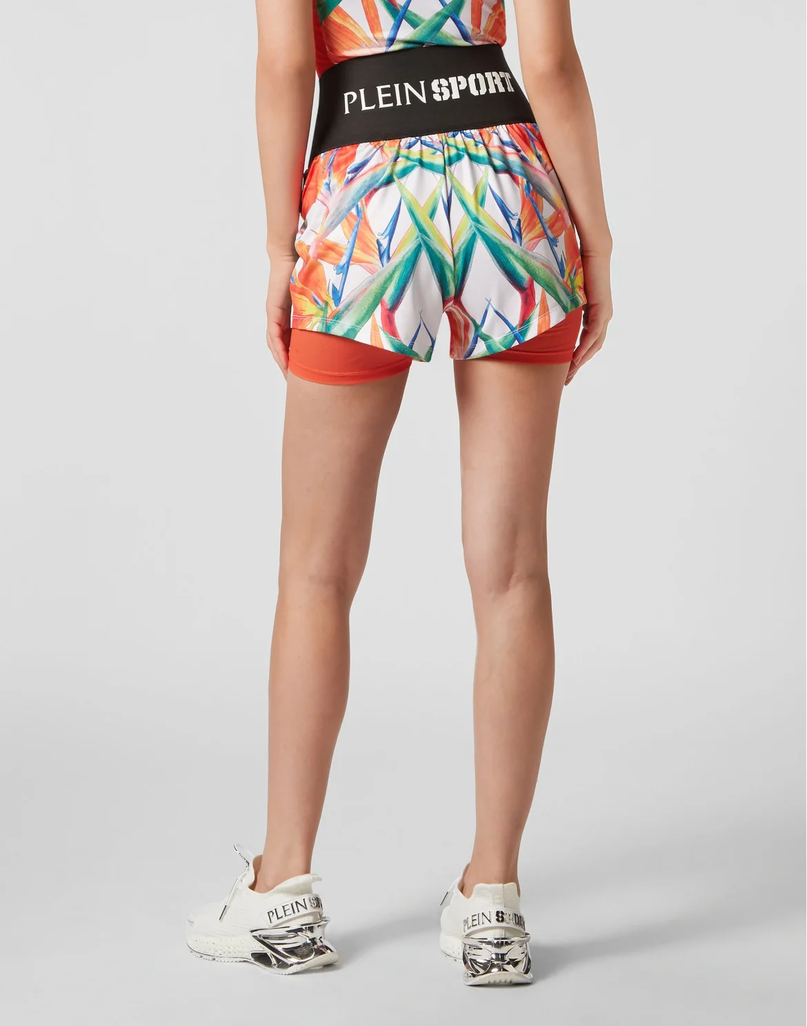 Double-layered jogging shorts, цвет: Мультиколор