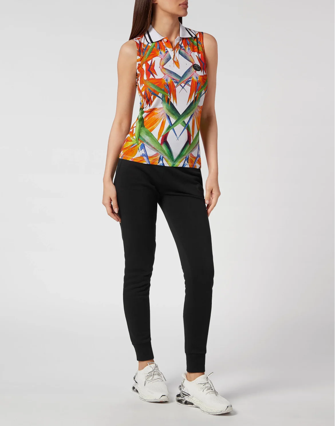 Sleeveless Polo shirt, цвет: Мультиколор