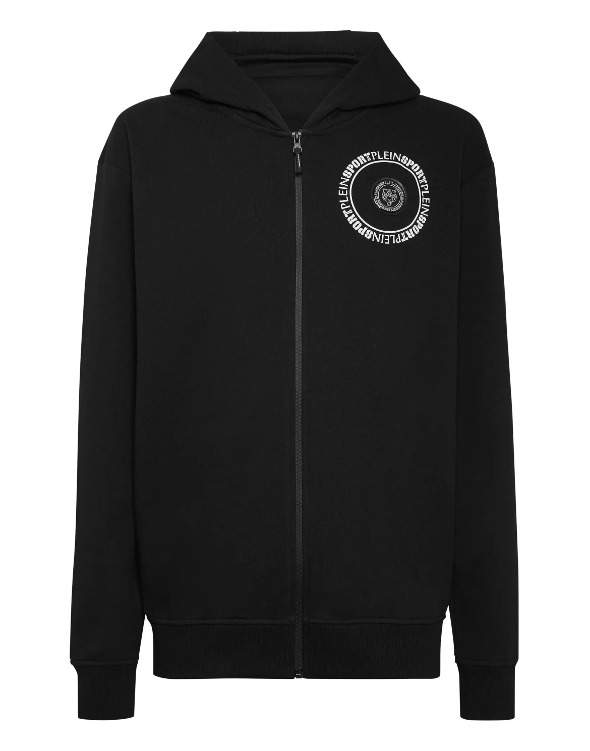 Hoodie Sweatjacket Carbon Tiger, цвет: Черный