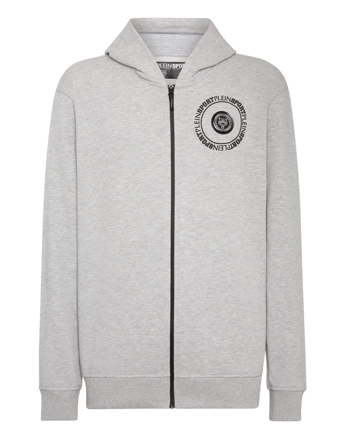 Hoodie Sweatjacket Carbon Tiger, цвет: Серый