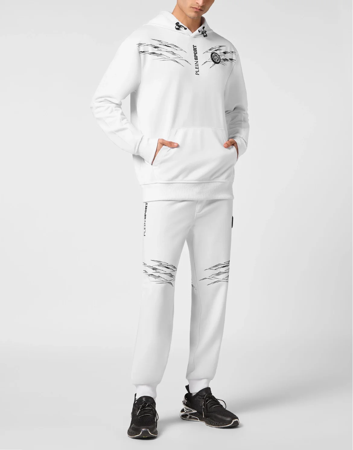 Hoodie sweatshirt Scratch, цвет: Белый