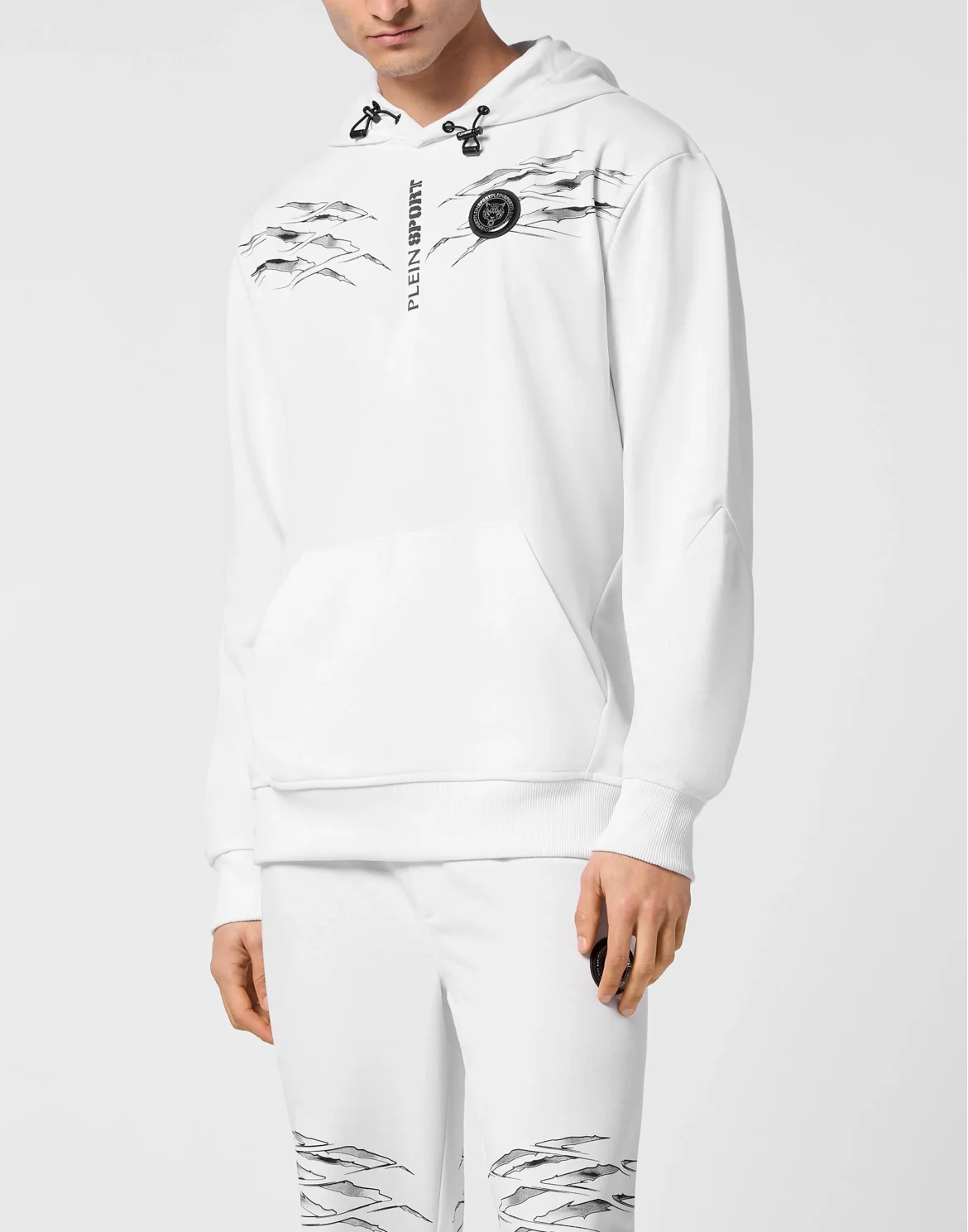 Hoodie sweatshirt Scratch, цвет: Белый