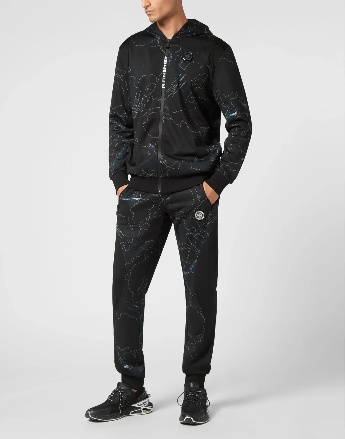 Jogging Set: Top/Trousers Lunar, цвет: Черный