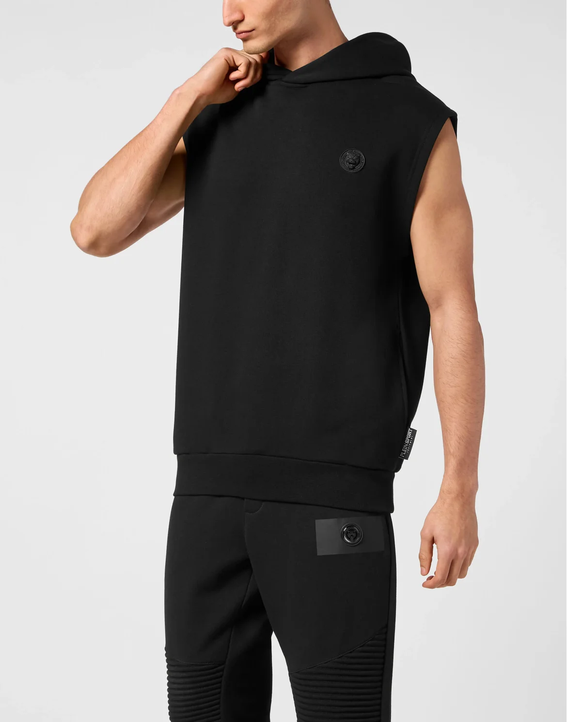 Sleeveless Sweatshirt Tiger, цвет: Черный