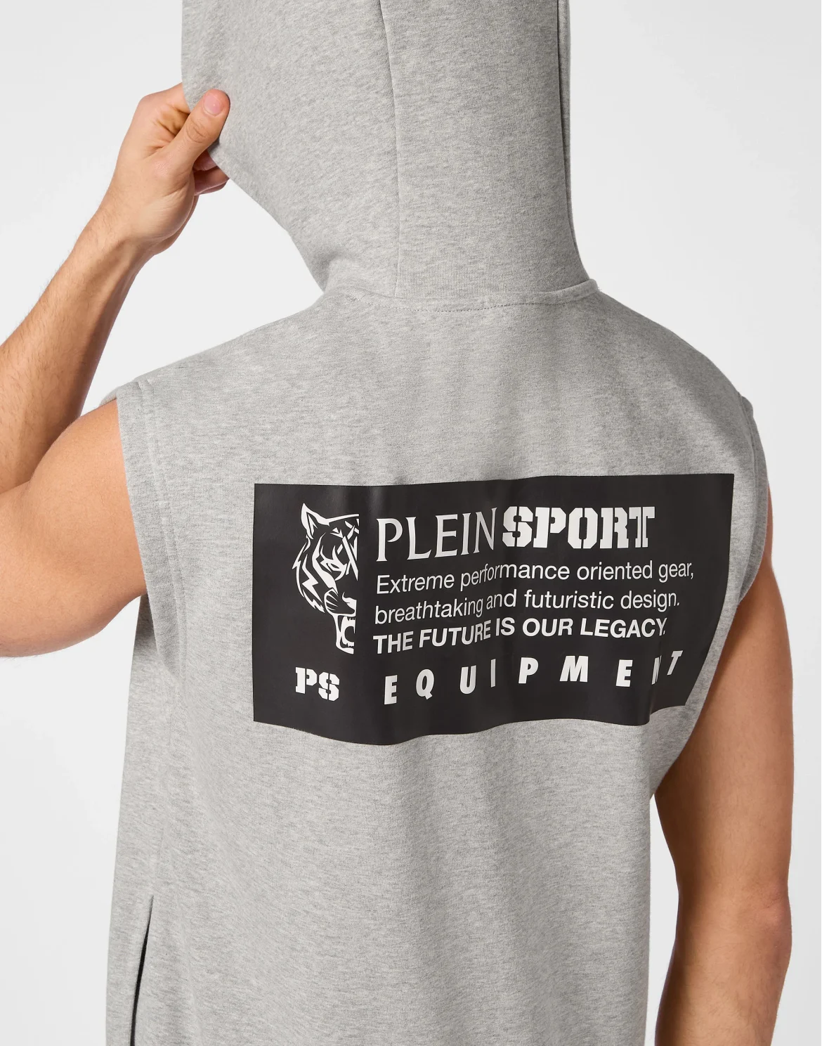 Sleeveless Sweatshirt, цвет: Серый