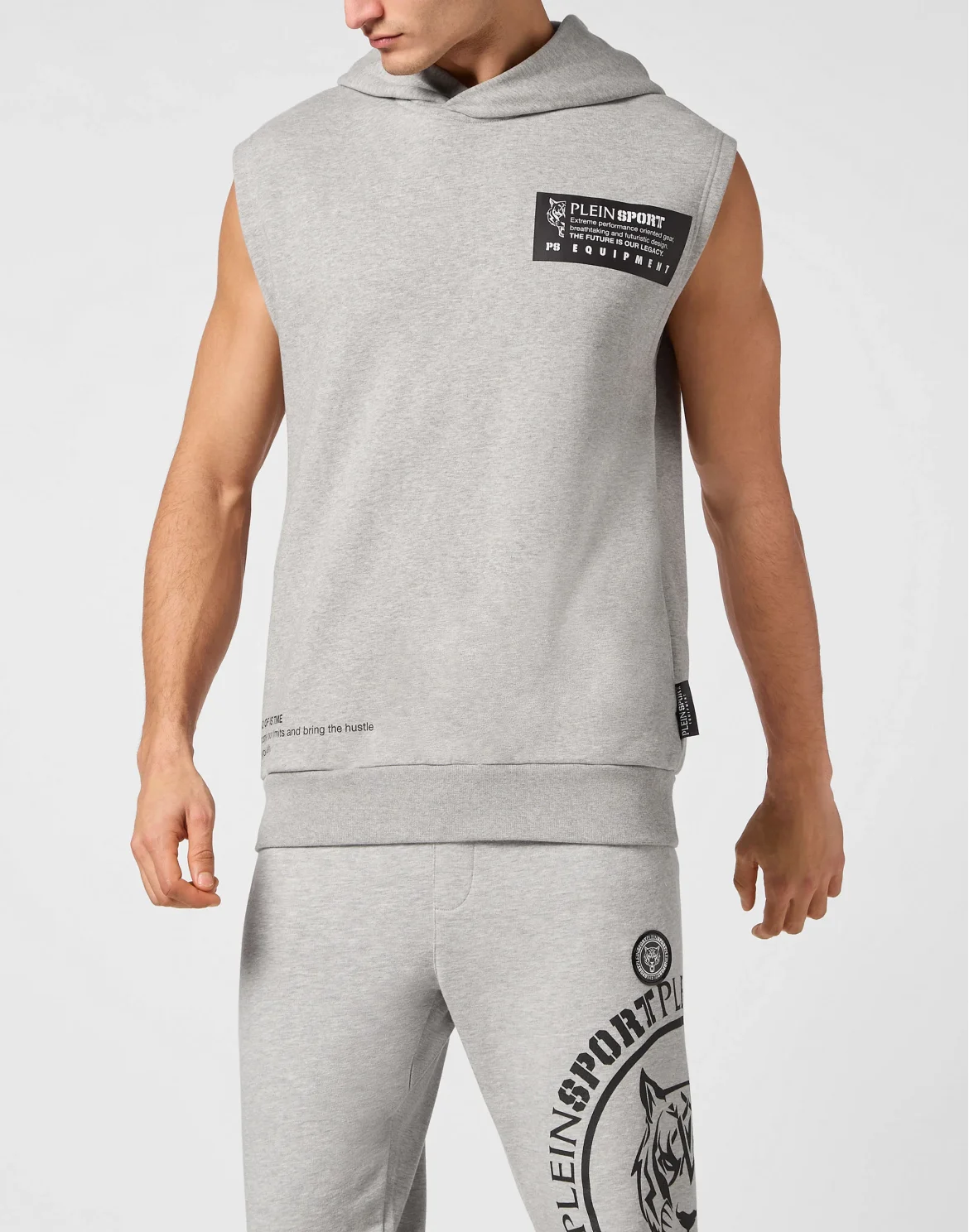 Sleeveless Sweatshirt, цвет: Серый