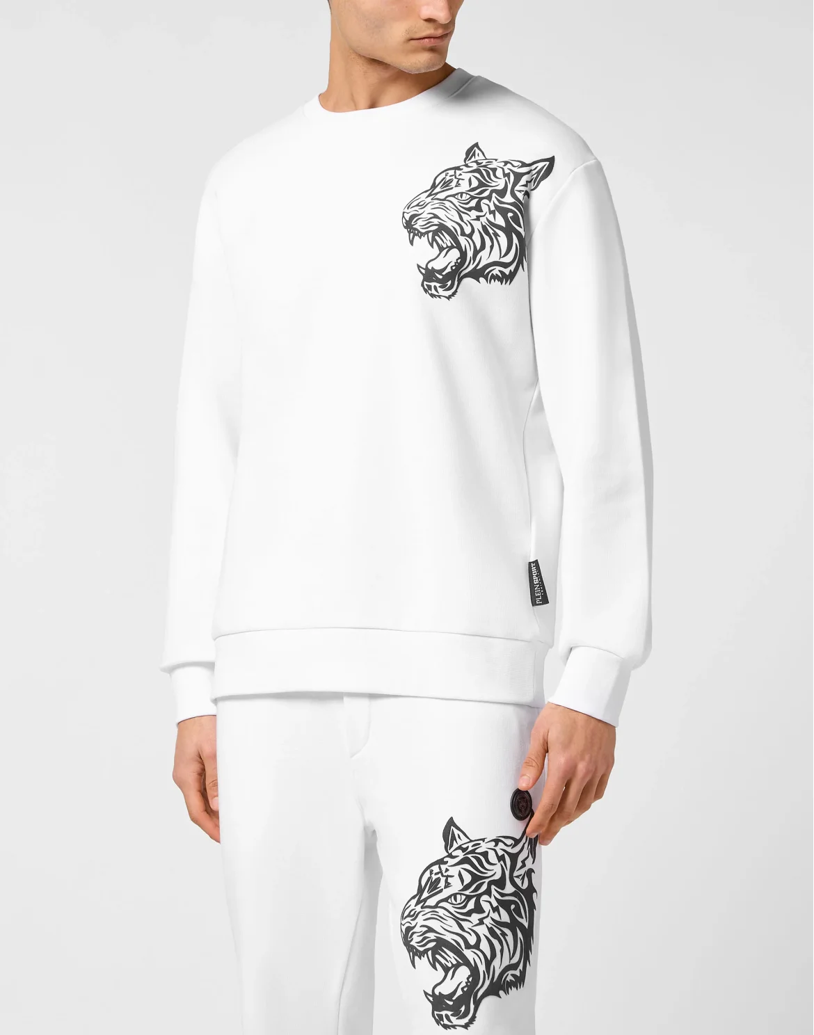 Roundneck Sweatshirt Tiger, цвет: Белый