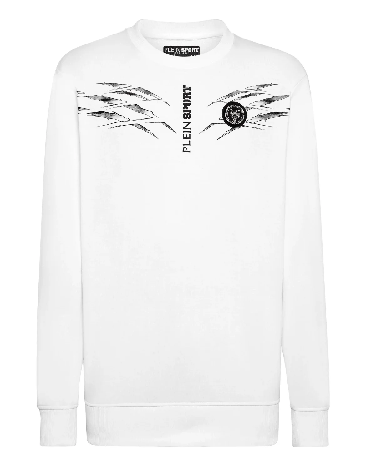 Sweatshirt Round Neck Scratch, цвет: Белый