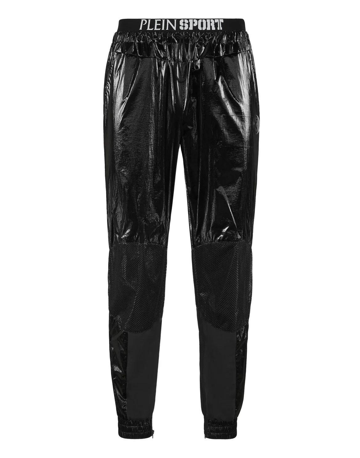 Nylon Crease Jogging Trousers, цвет: Черный