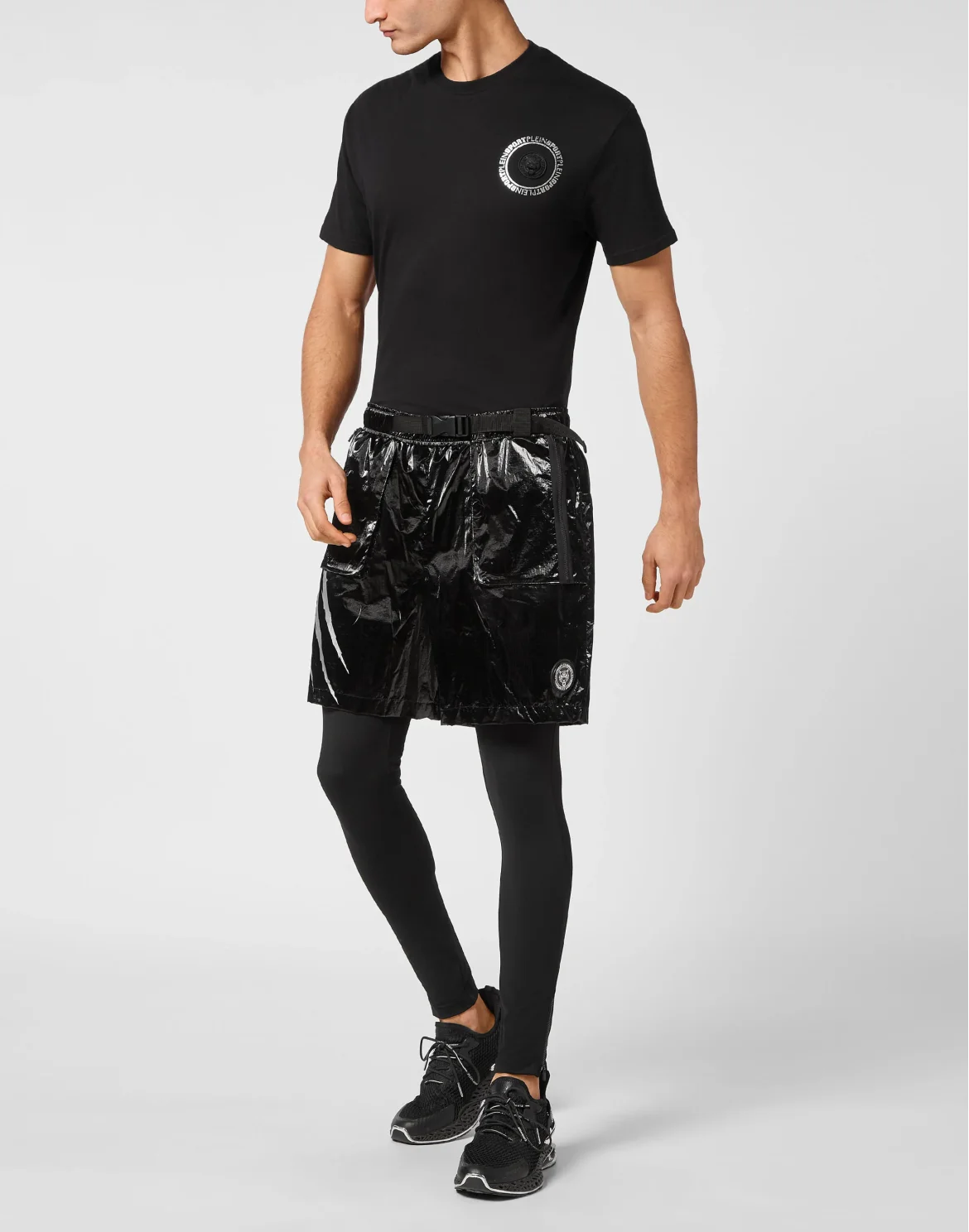 Nylon Crease Running Pants, цвет: Черный