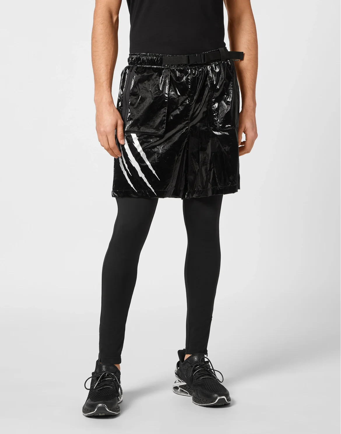 Nylon Crease Running Pants, цвет: Черный