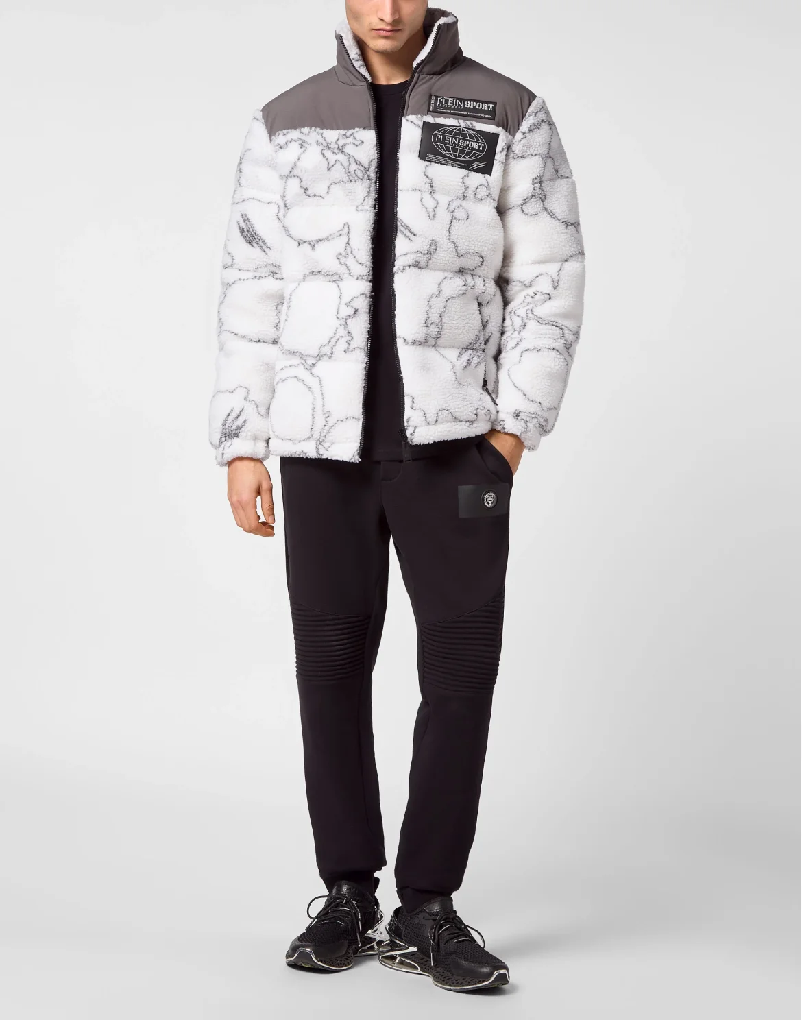 Nylon Teddy Puffer Jacket Lunar, цвет: Белый