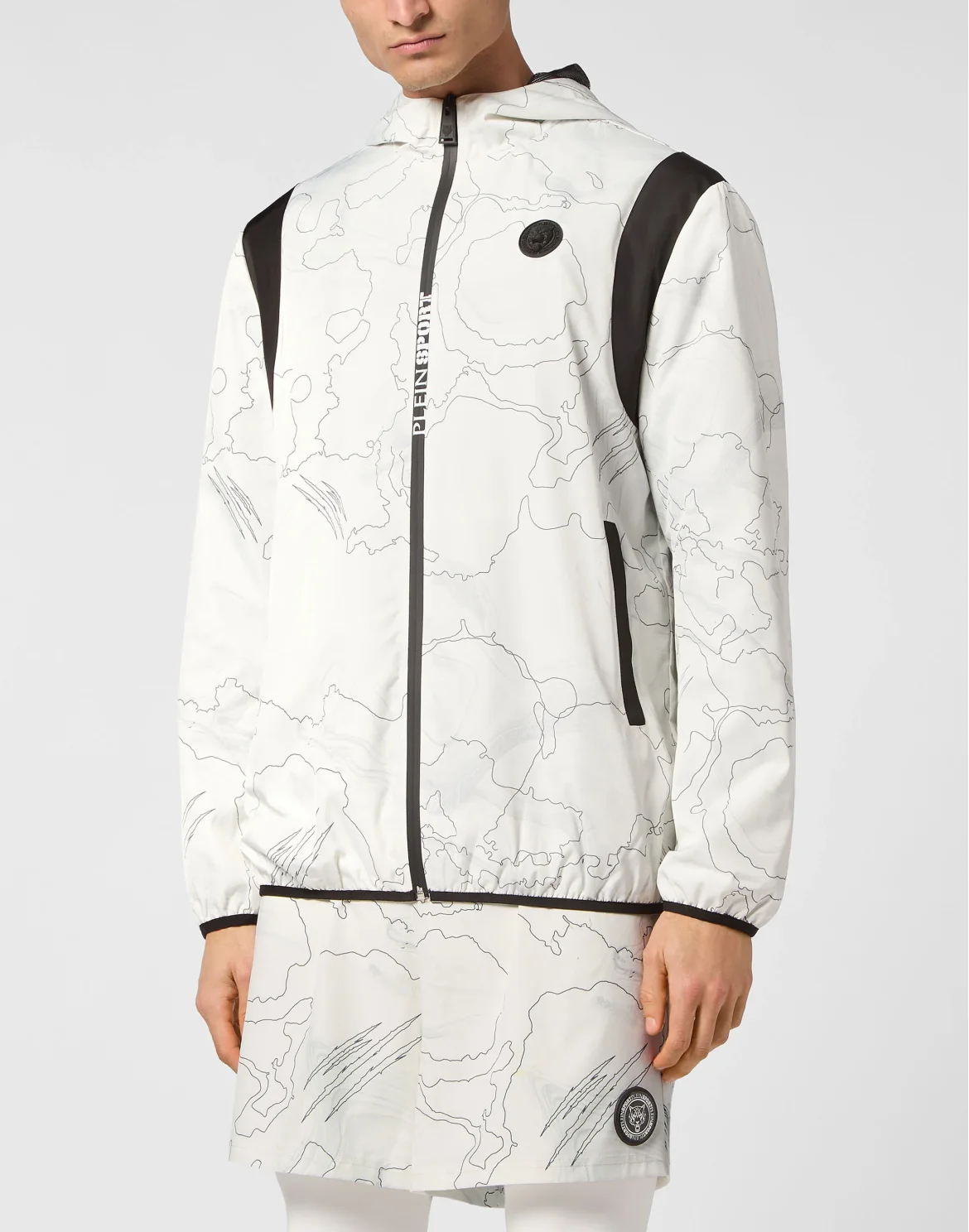 Nylon Windbreaker Lunar, цвет: Белый