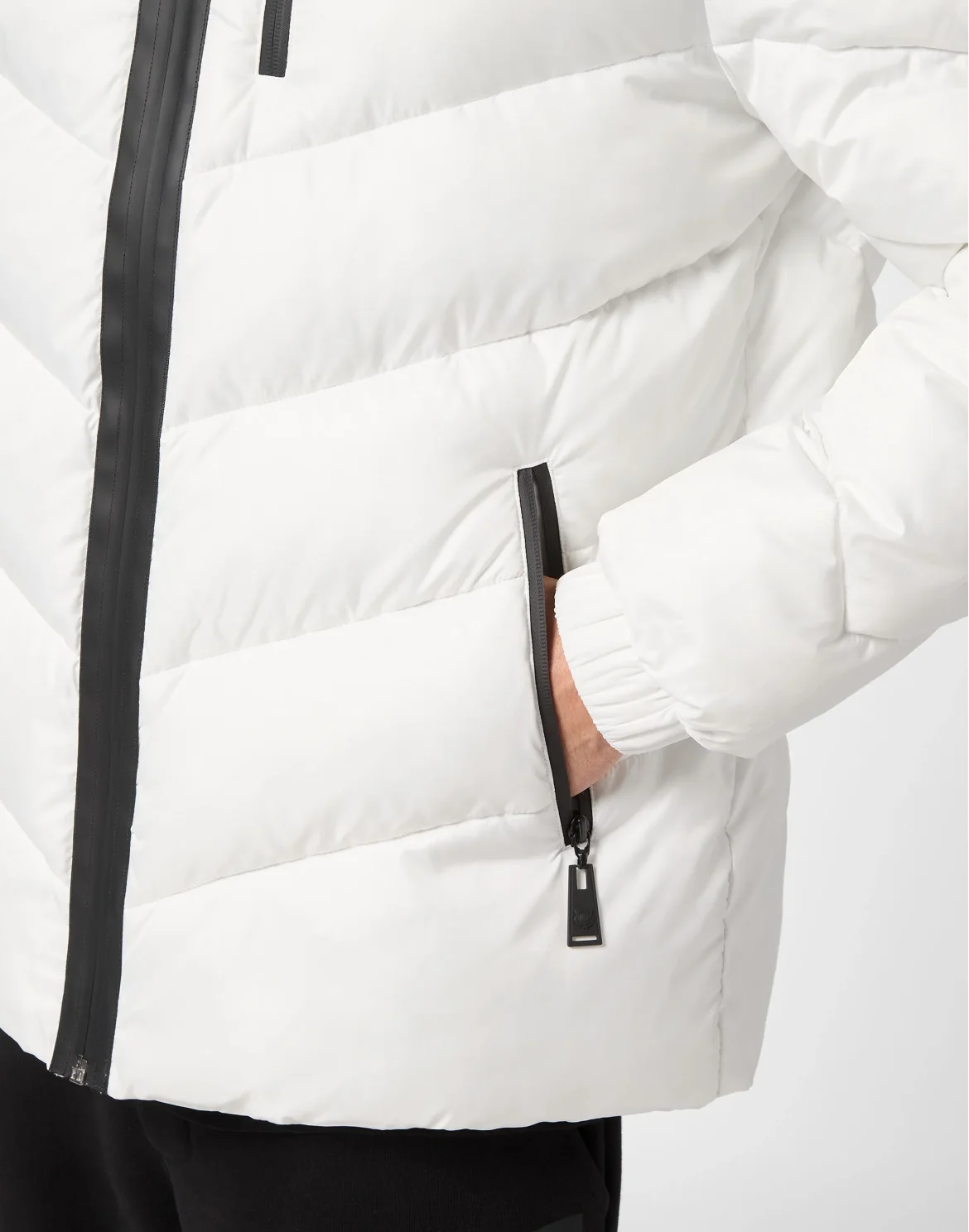 Nylon Puffer Jacket, цвет: Белый
