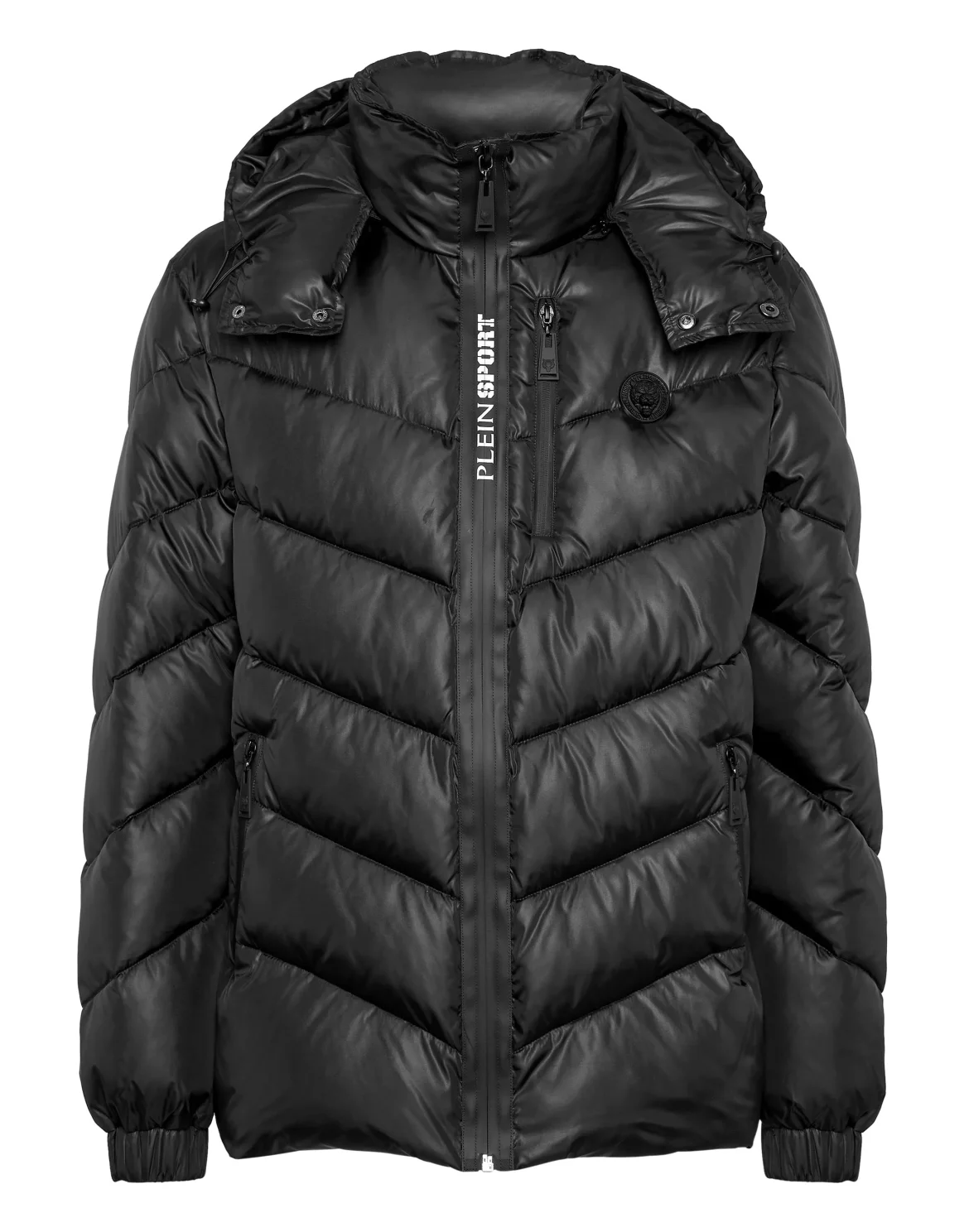 Nylon Puffer Jacket, цвет: Черный