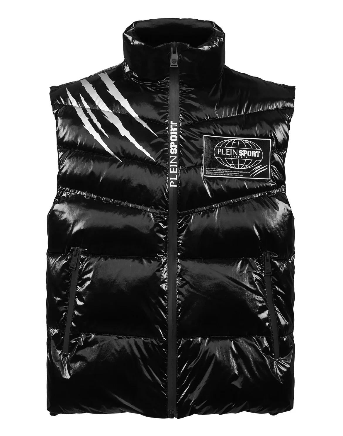 Nylon Crease Vest, цвет: Черный