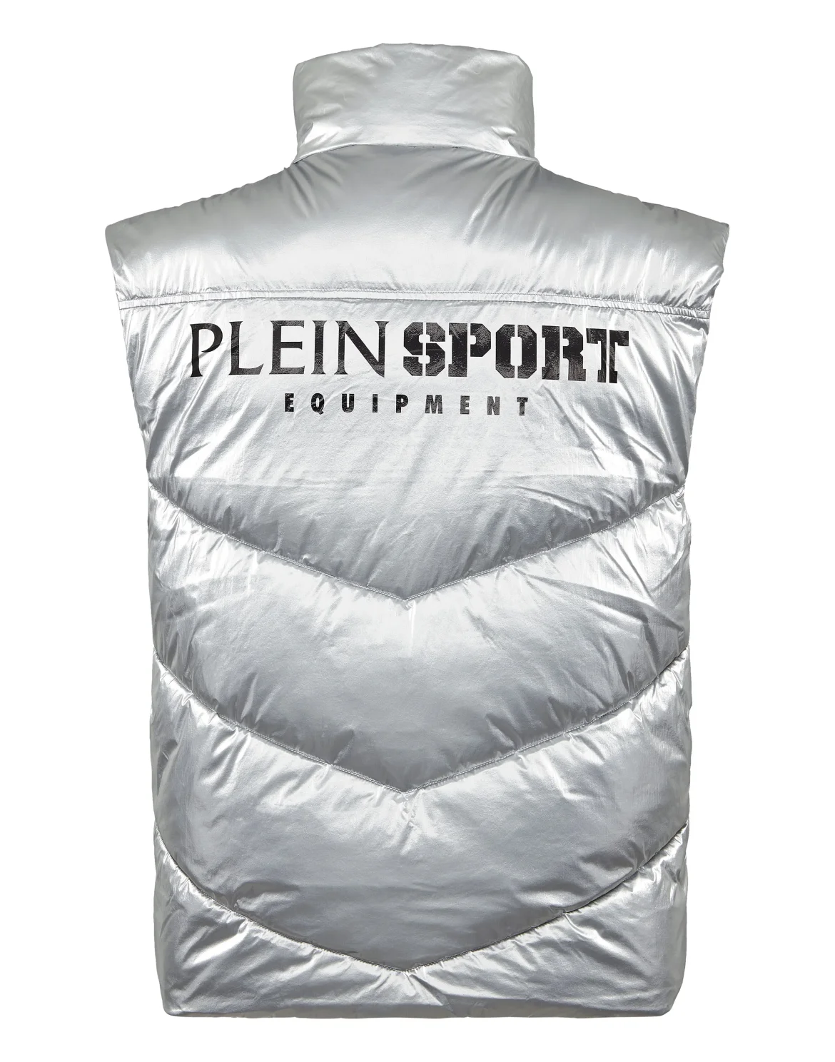 Nylon Crease Vest, цвет: Серебристый