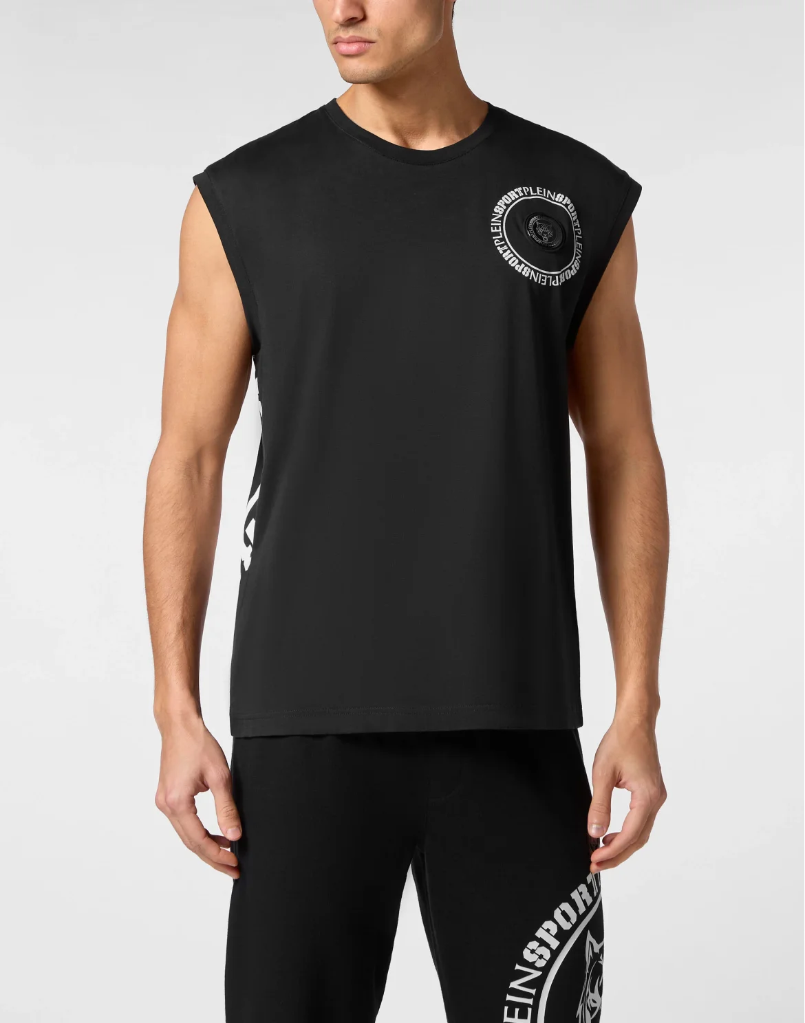 Sleavless Tshirt, цвет: Черный