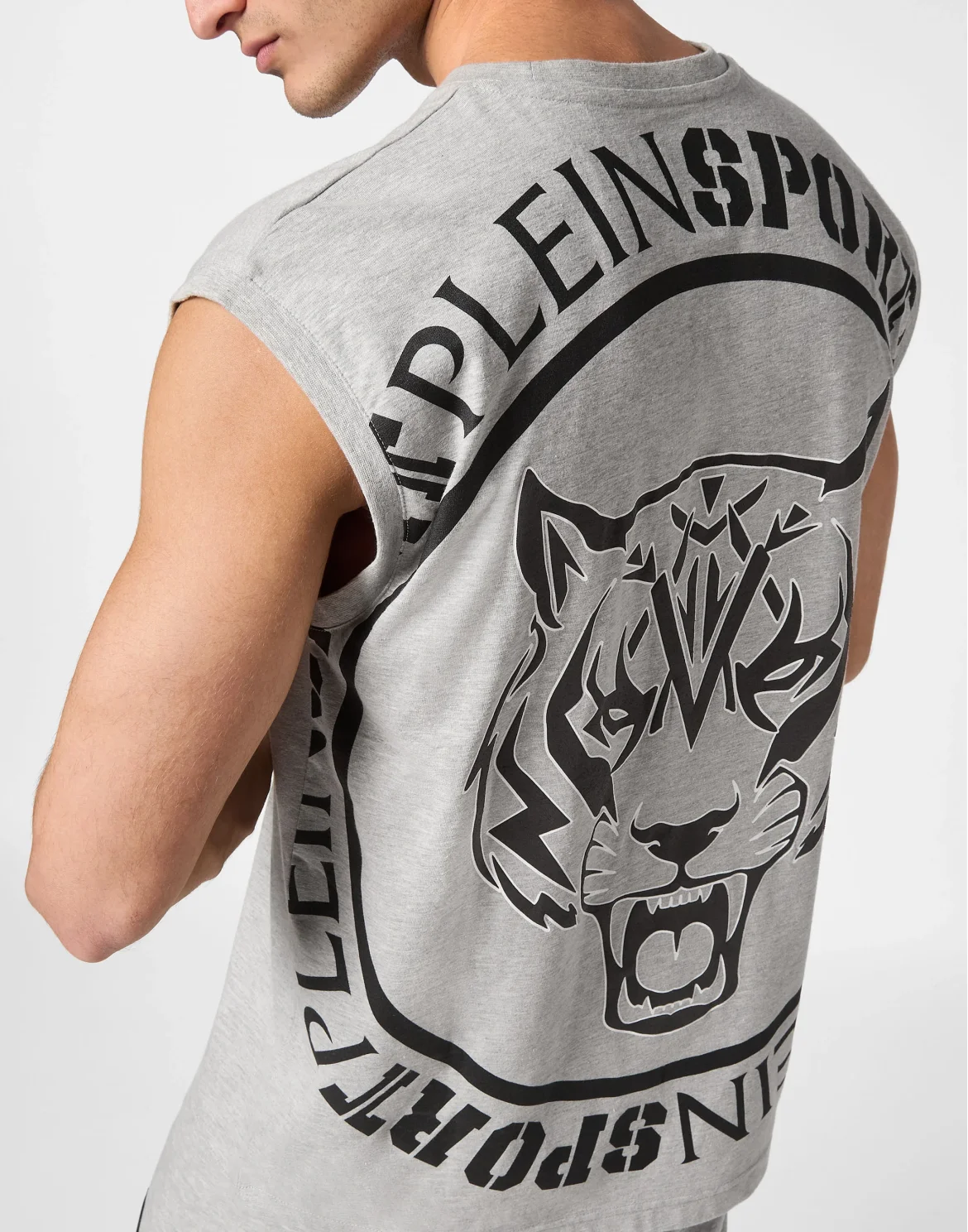 Sleavless Tshirt, цвет: Серый