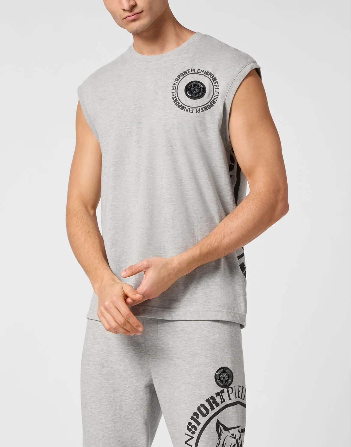 Sleavless Tshirt, цвет: Серый