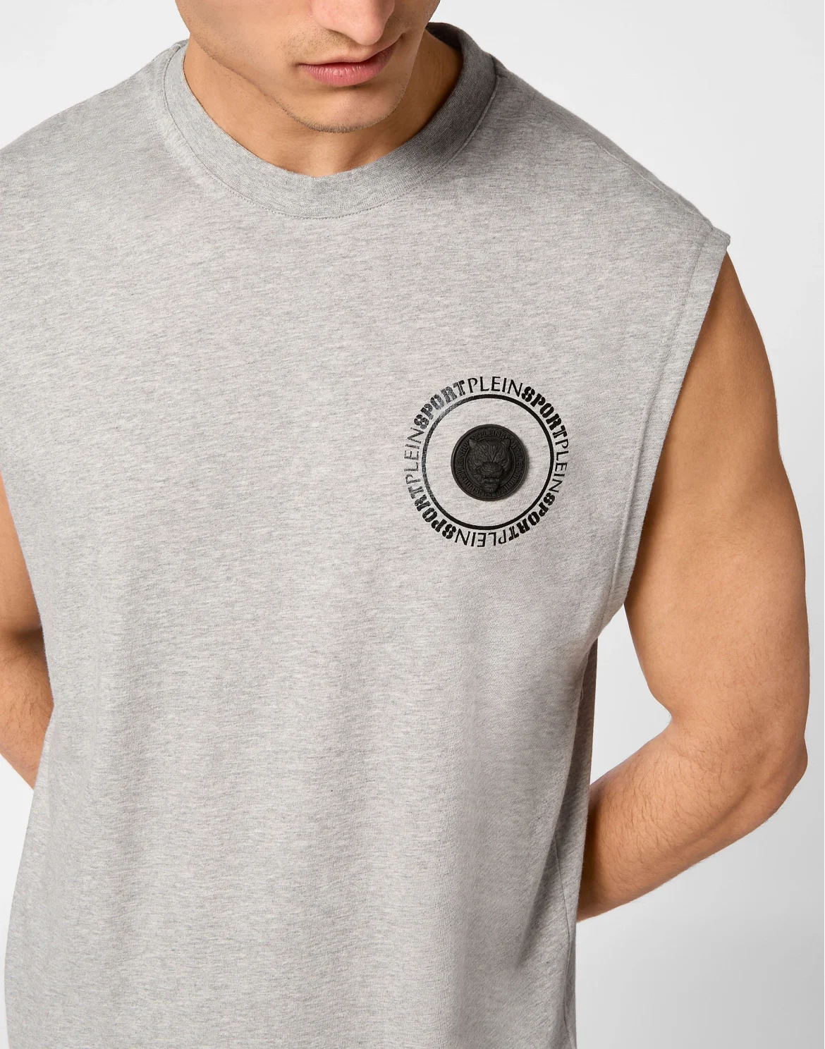SLEEVELESS T-shirt, цвет: Серый