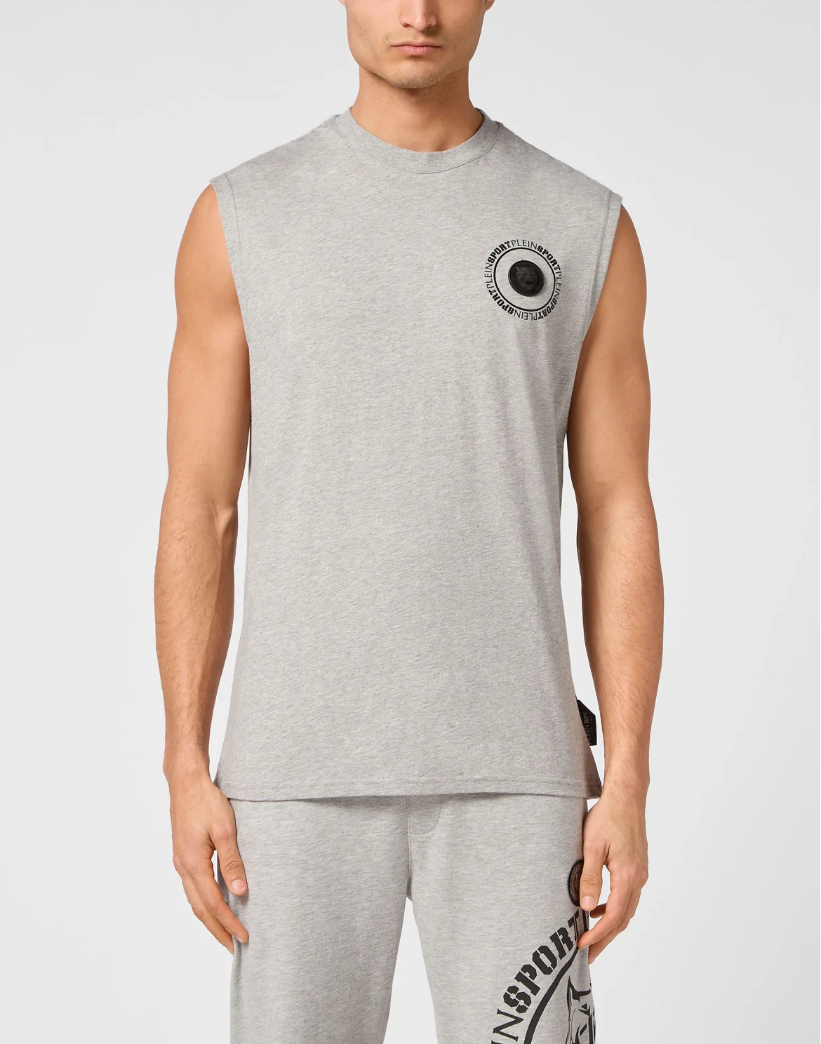 SLEEVELESS T-shirt, цвет: Серый