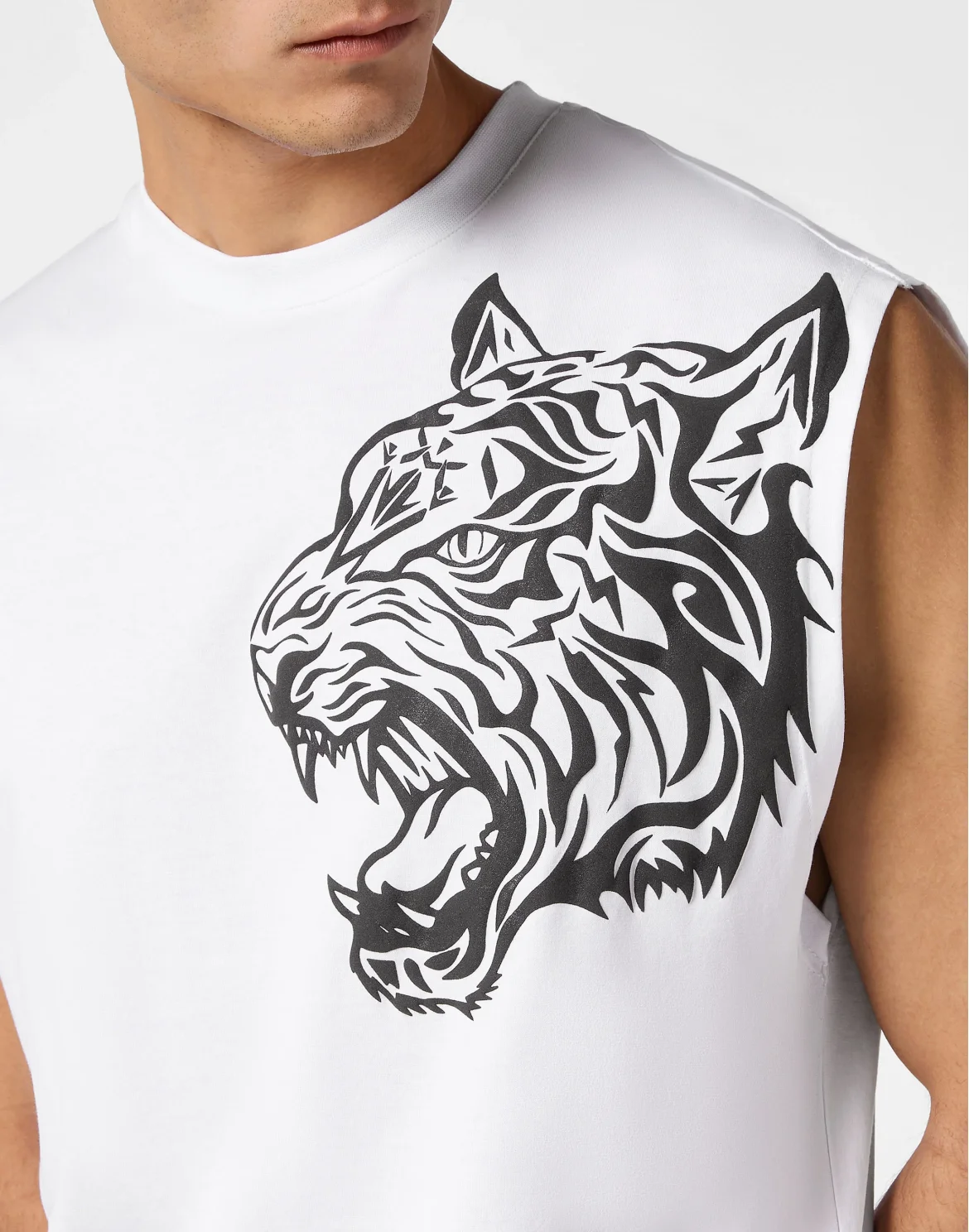 SLEEVELESS T-shirt, цвет: Белый