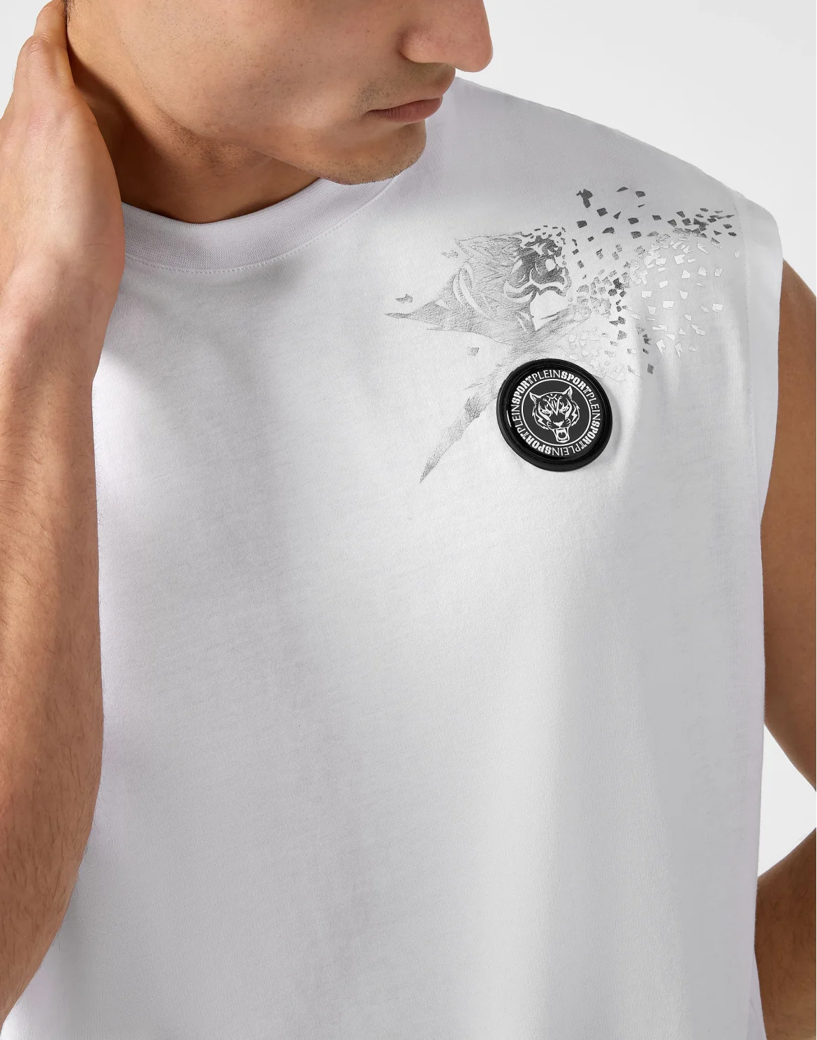 SLEEVELESS T-shirt, цвет: Белый
