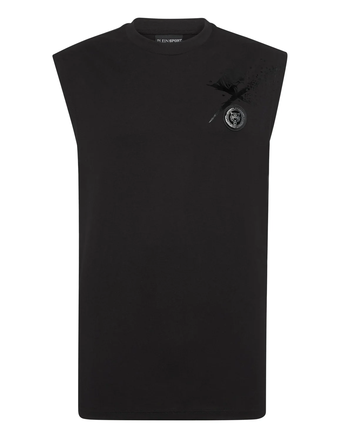 SLEEVELESS T-shirt, цвет: Черный