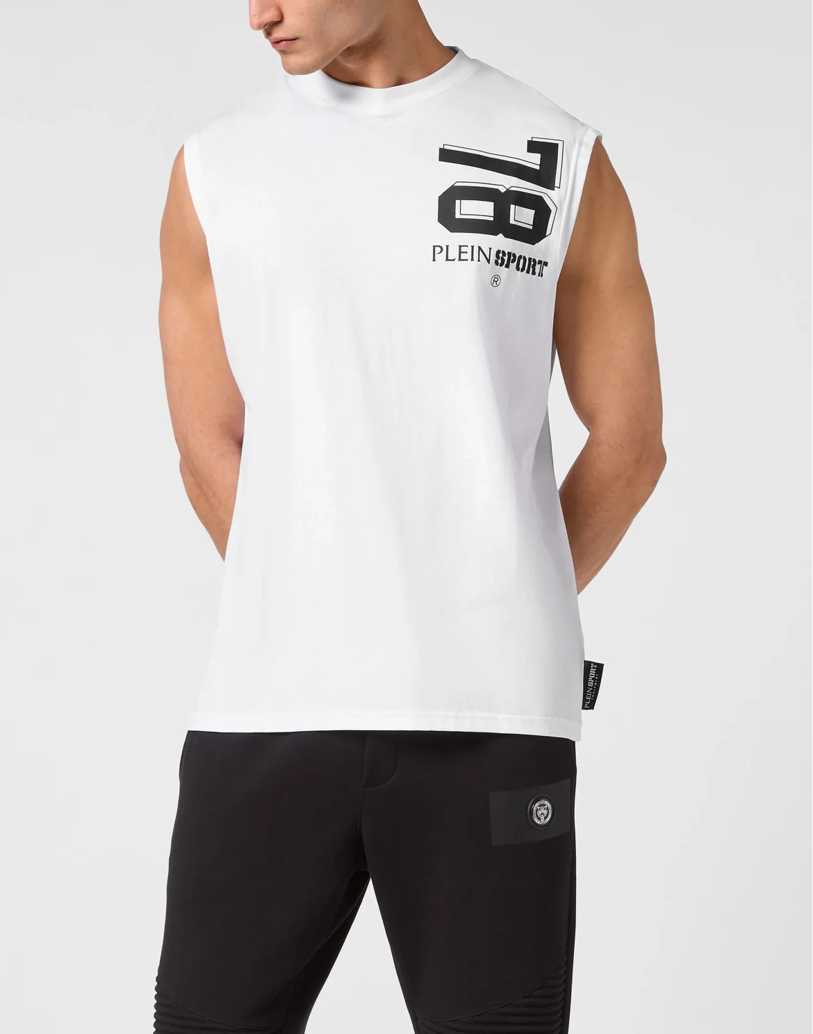 SLEEVELESS T-shirt, цвет: Черный