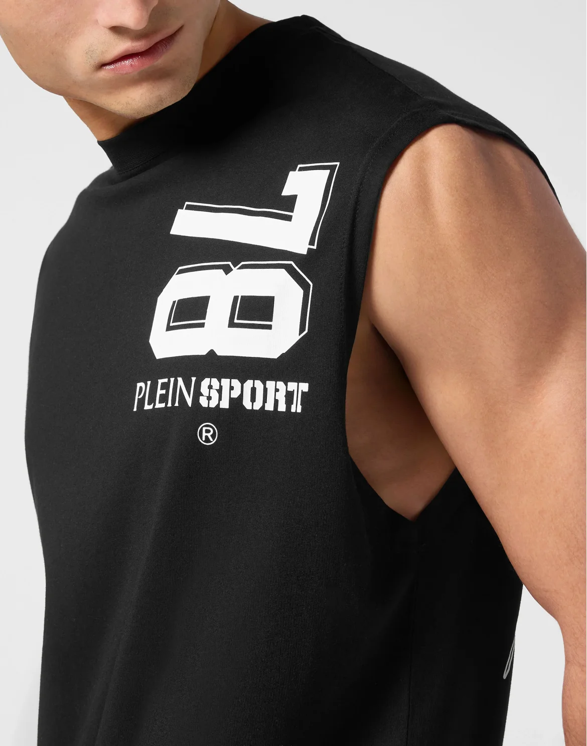 SLEEVELESS T-shirt, цвет: Черный