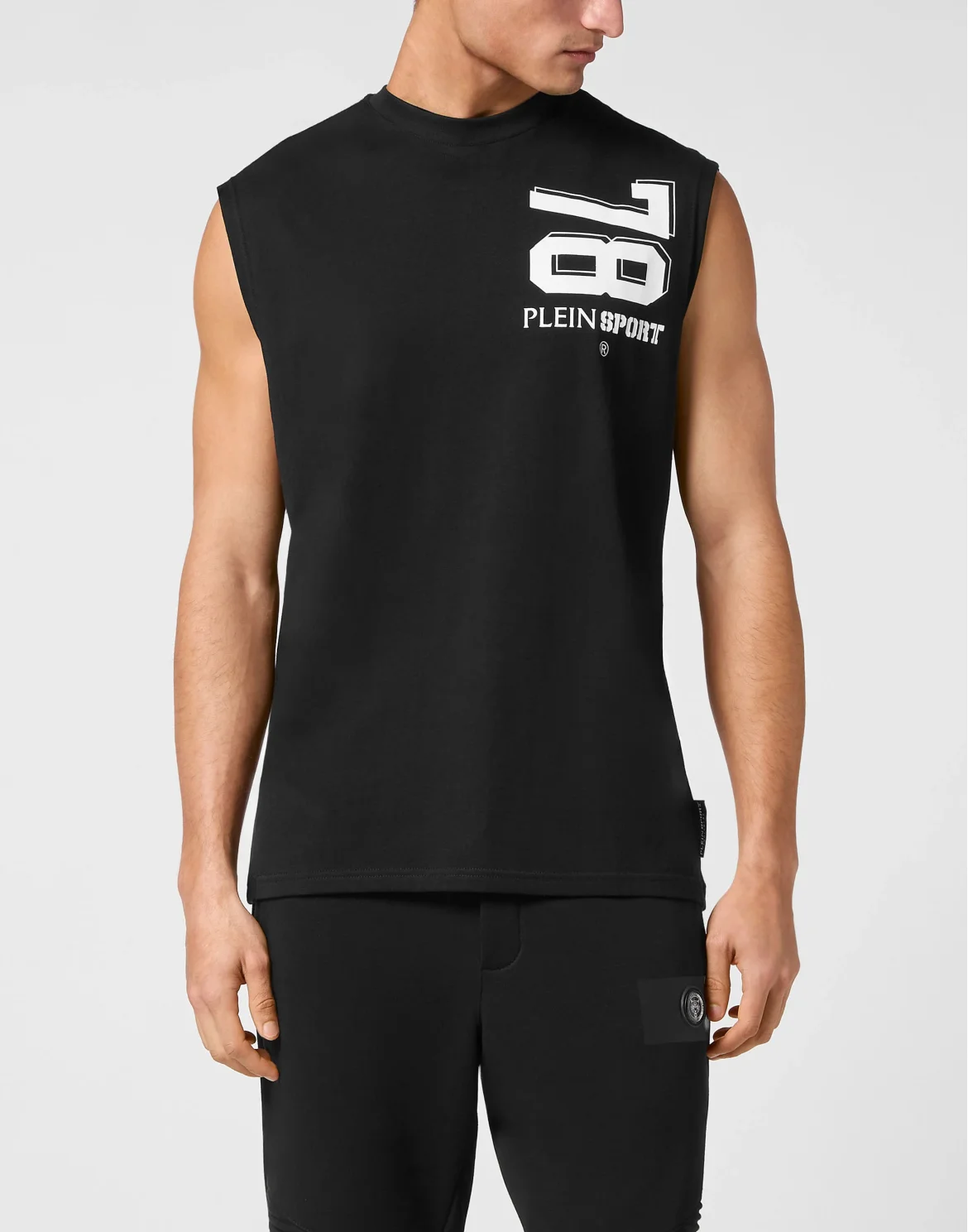 SLEEVELESS T-shirt, цвет: Черный