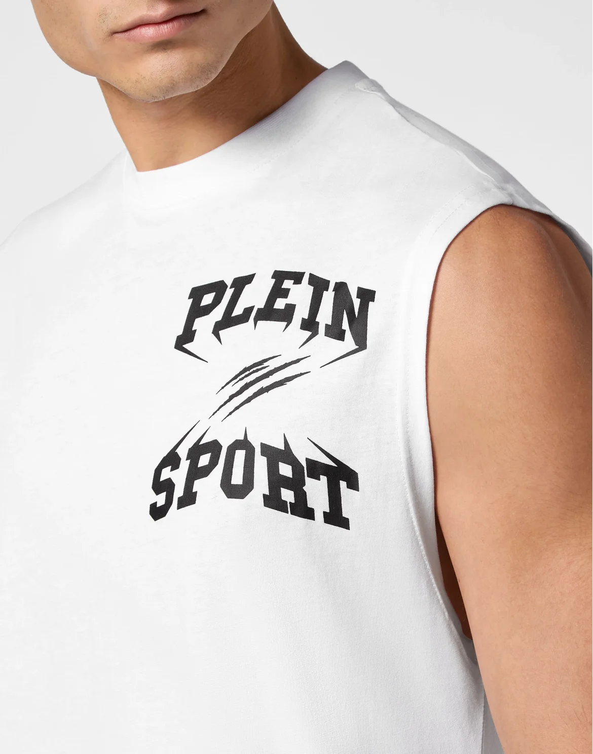 Sleeveless T-shirt, цвет: Черный