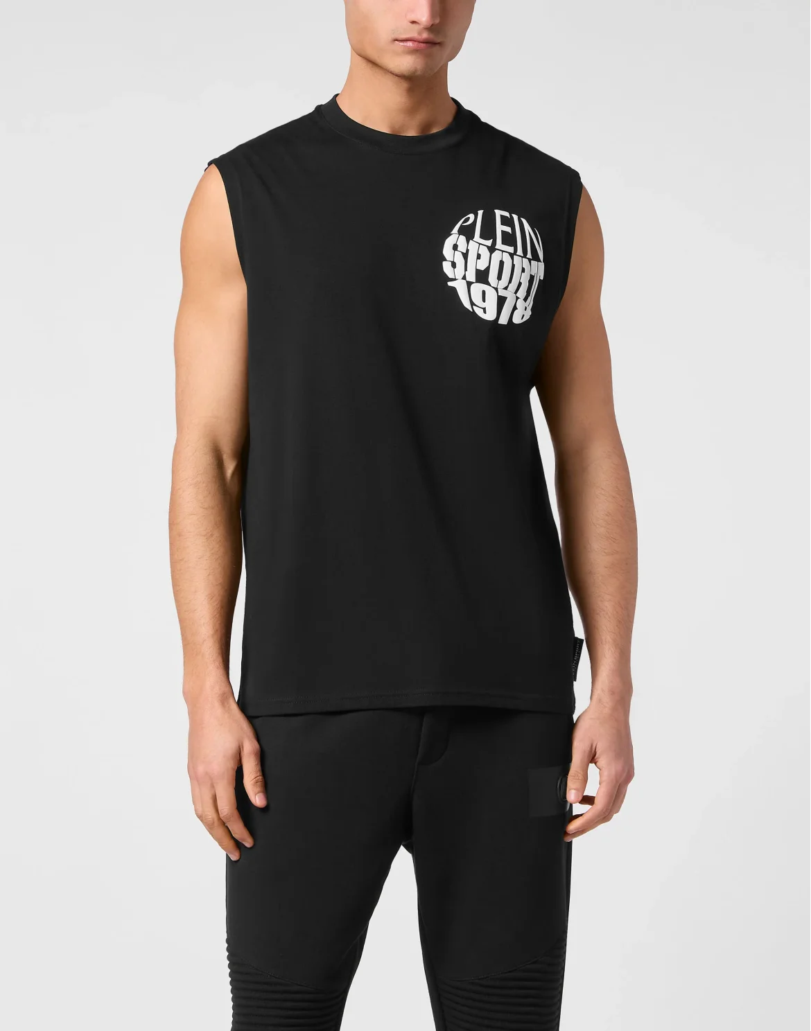 SLEEVELESS T-shirt, цвет: Черный
