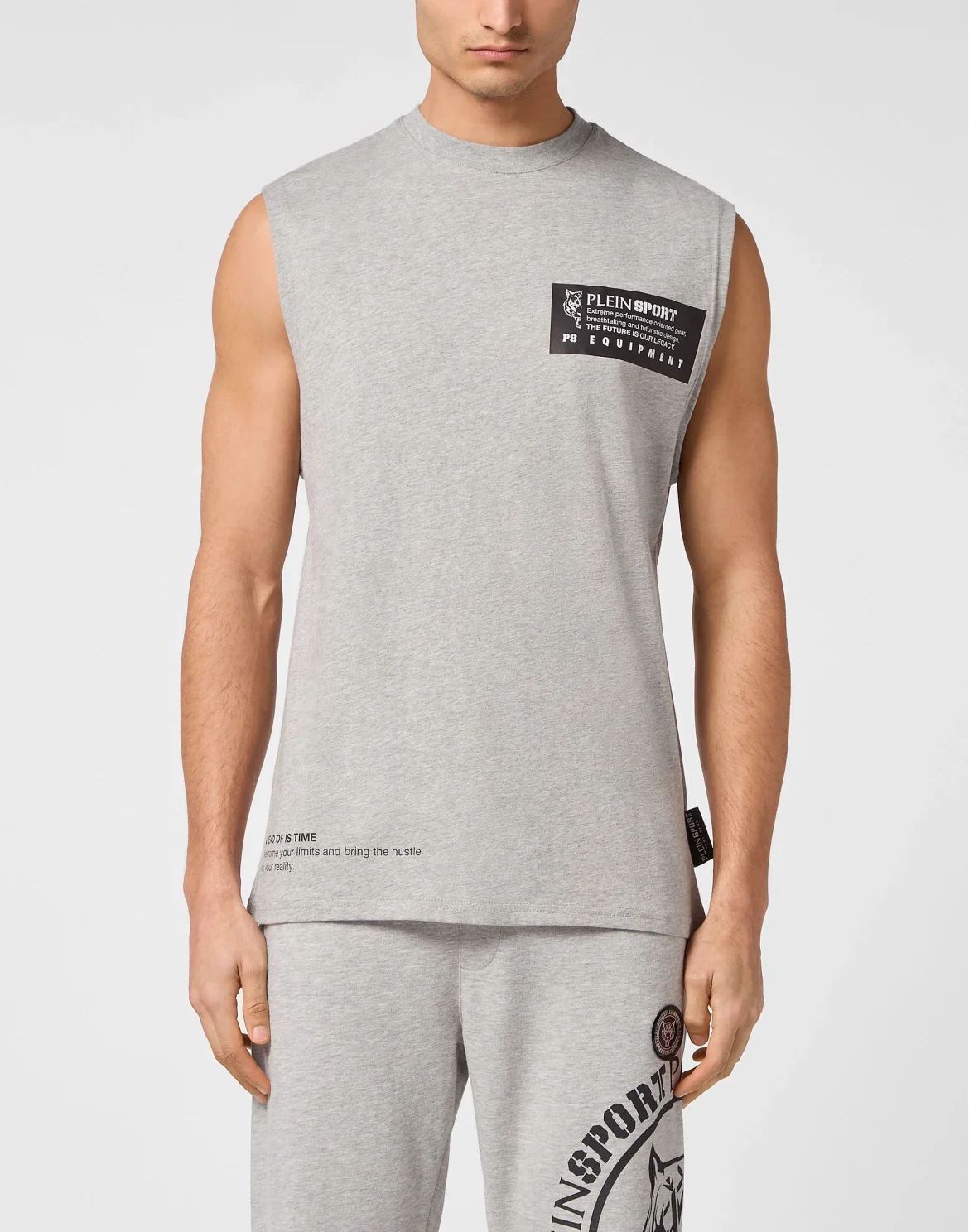 Sleeveless T-shirt, цвет: Серый