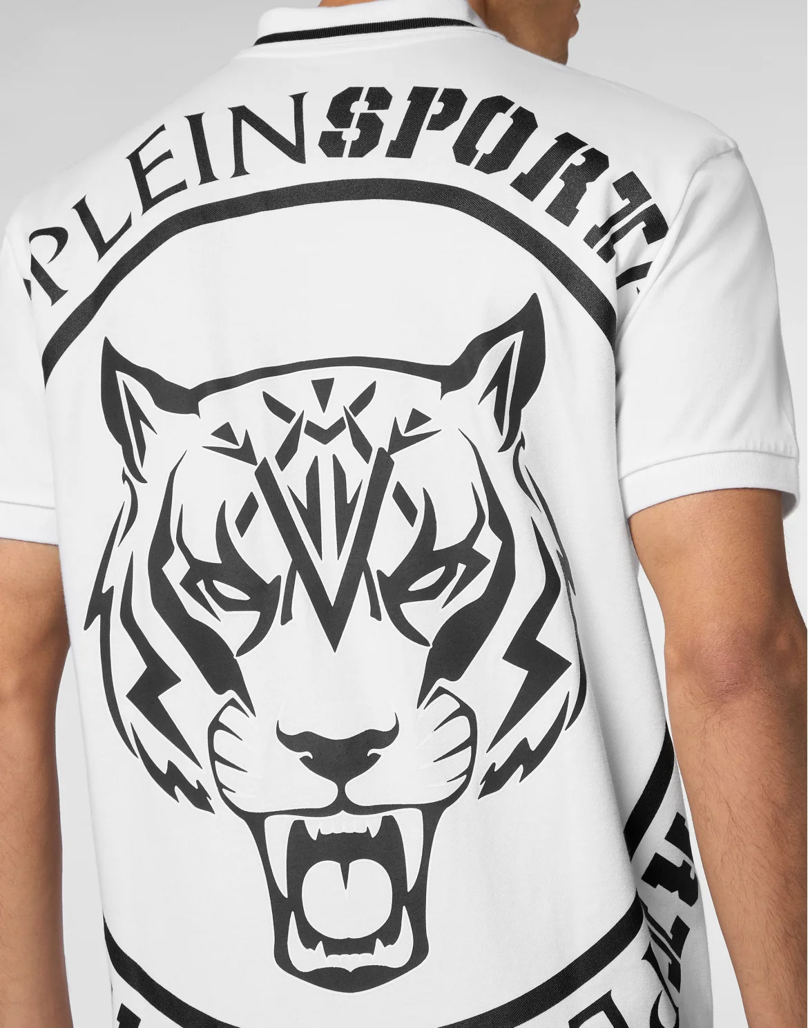 Polo Shirt SS Carbon Tiger, цвет: Белый