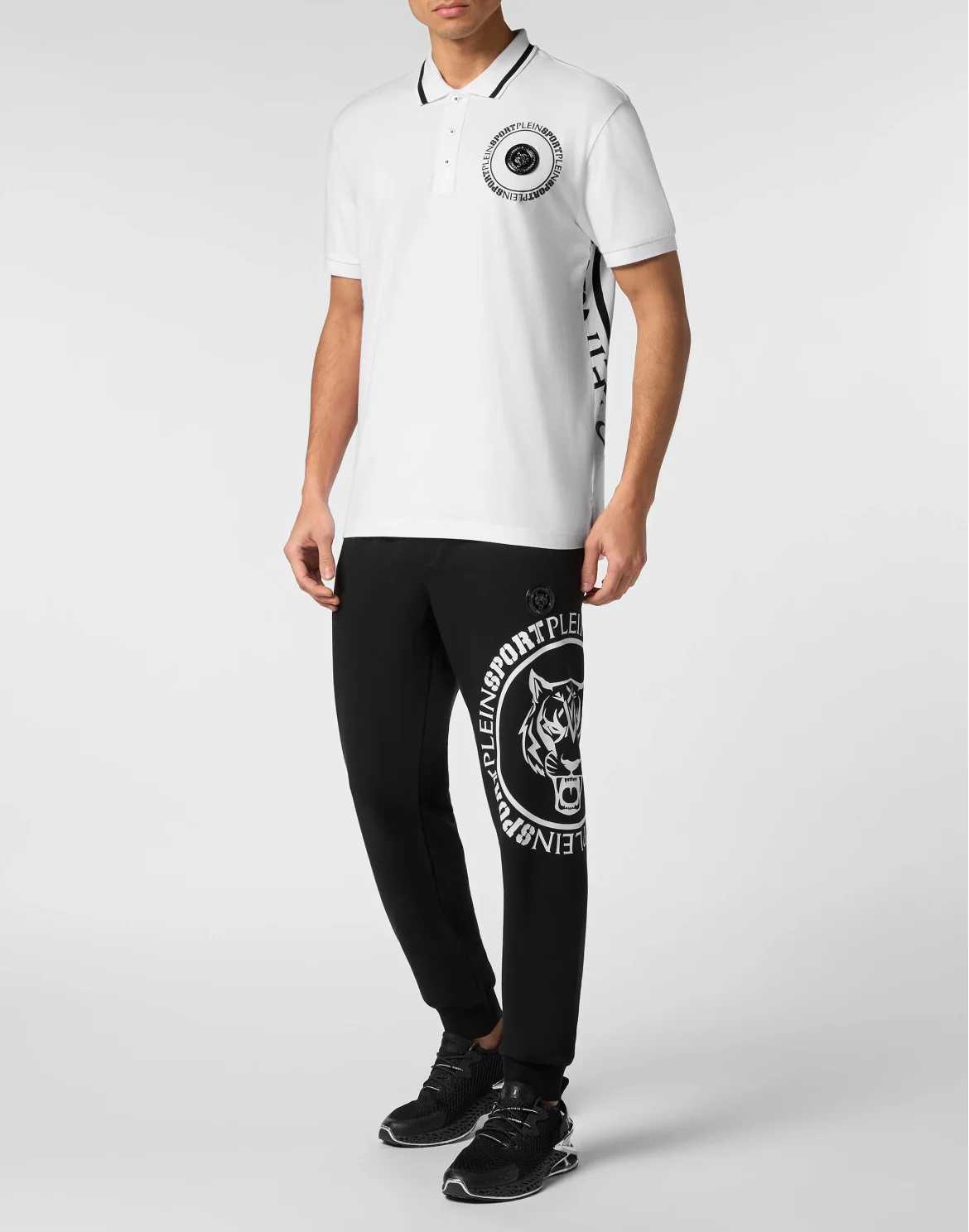 Polo Shirt SS Carbon Tiger, цвет: Белый