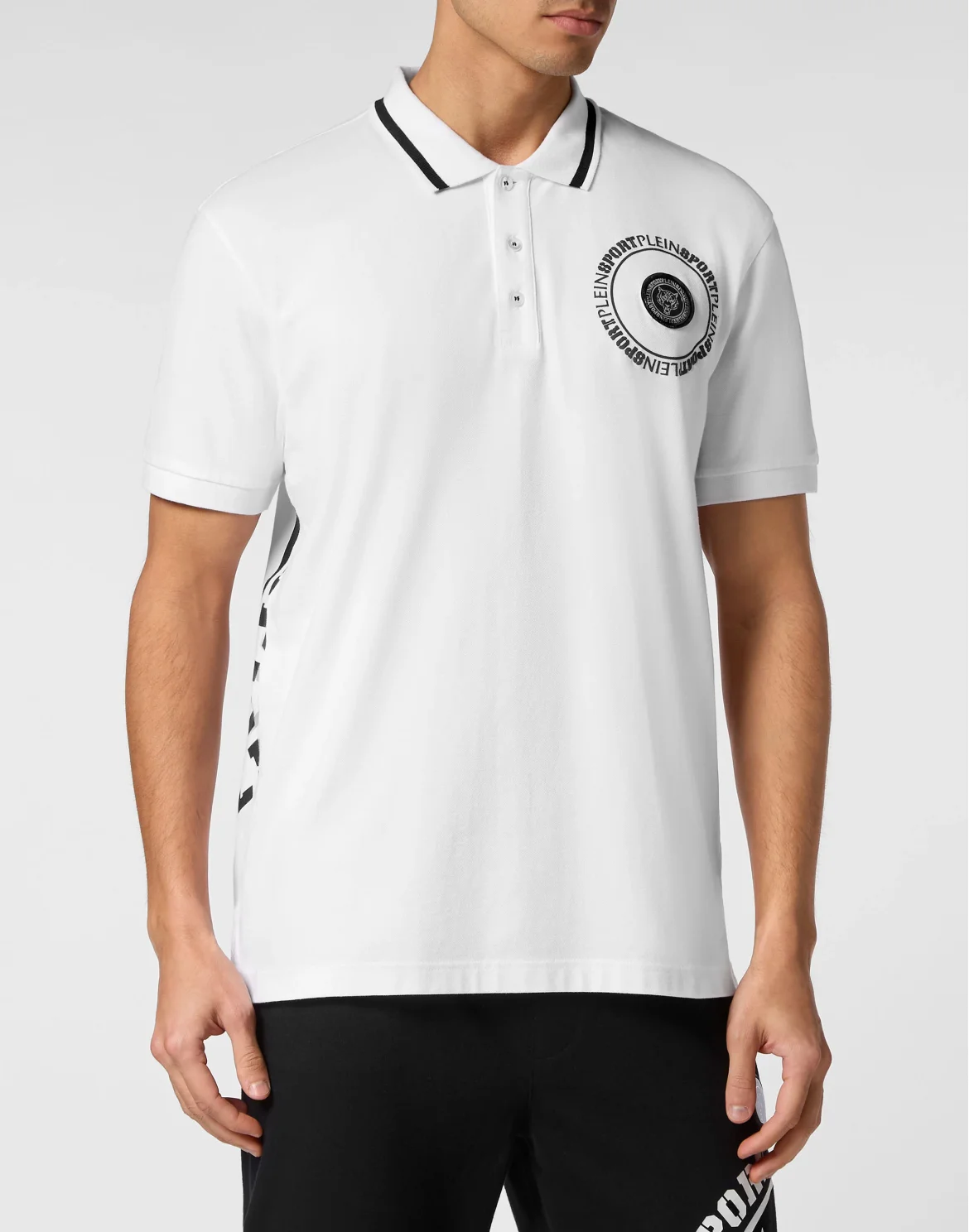 Polo Shirt SS Carbon Tiger, цвет: Белый