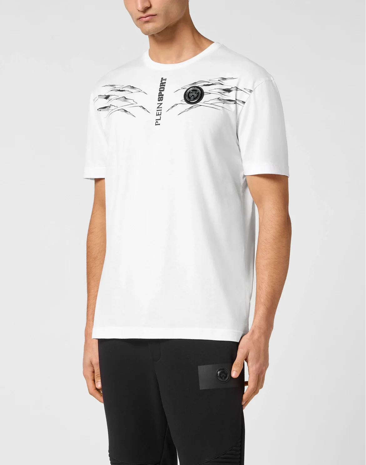 T-shirt Round Neck SS Scratch, цвет: Белый