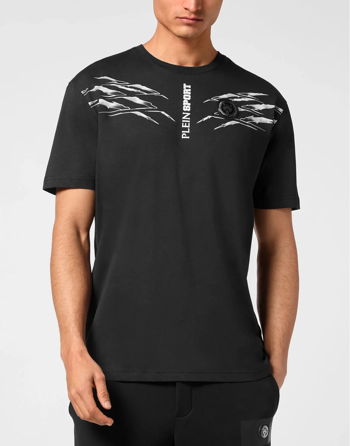 T-shirt Round Neck SS Scratch, цвет: Черный