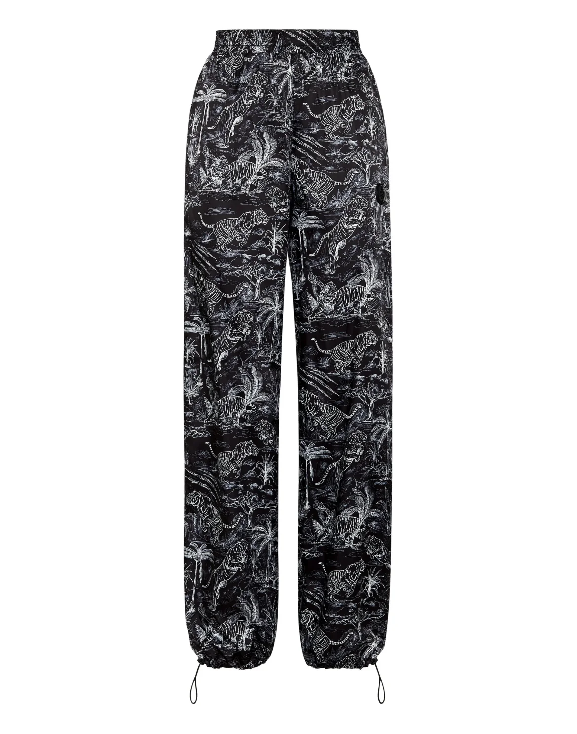Nylon Jogging Trousers Toile, цвет: Черный