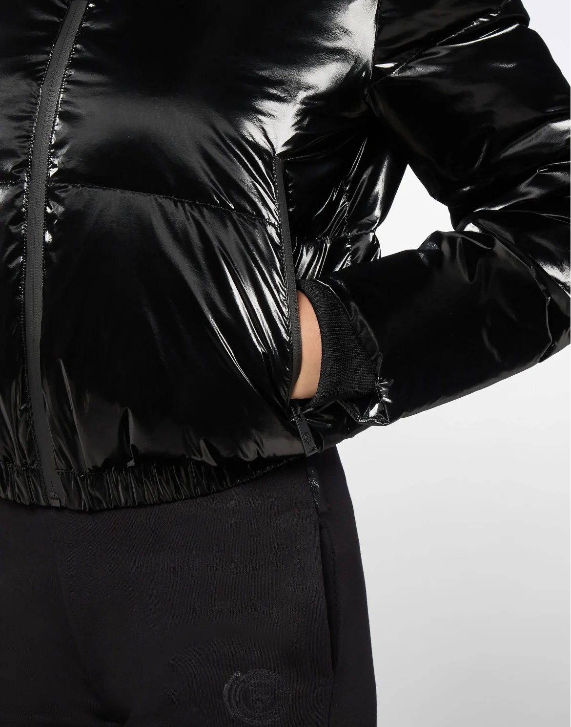 Nylon Bomber, цвет: Черный