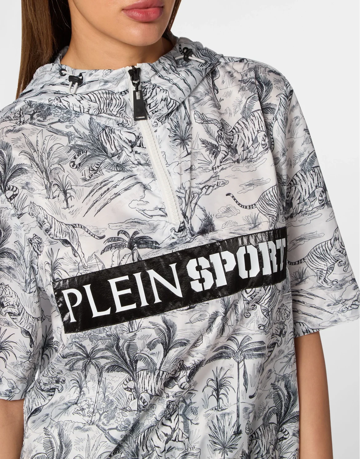 Nylon Windbreaker Toile, цвет: Белый