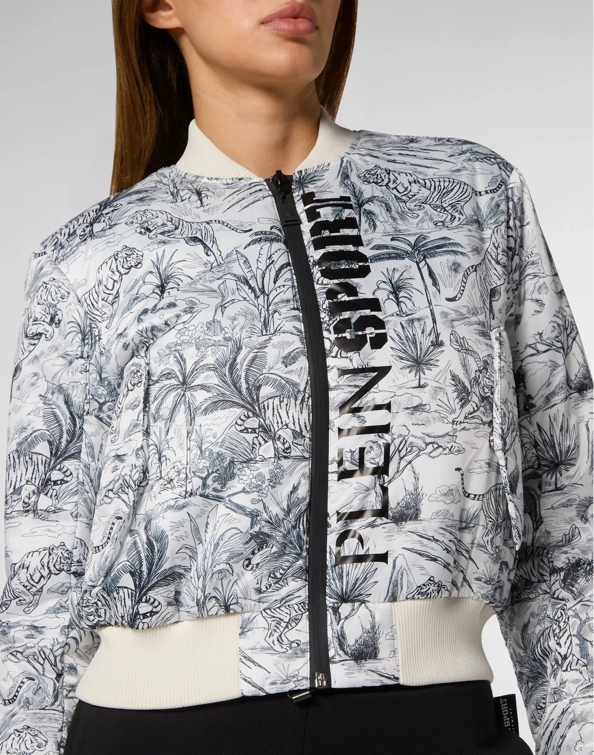 Nylon Bomber Toile, цвет: Белый