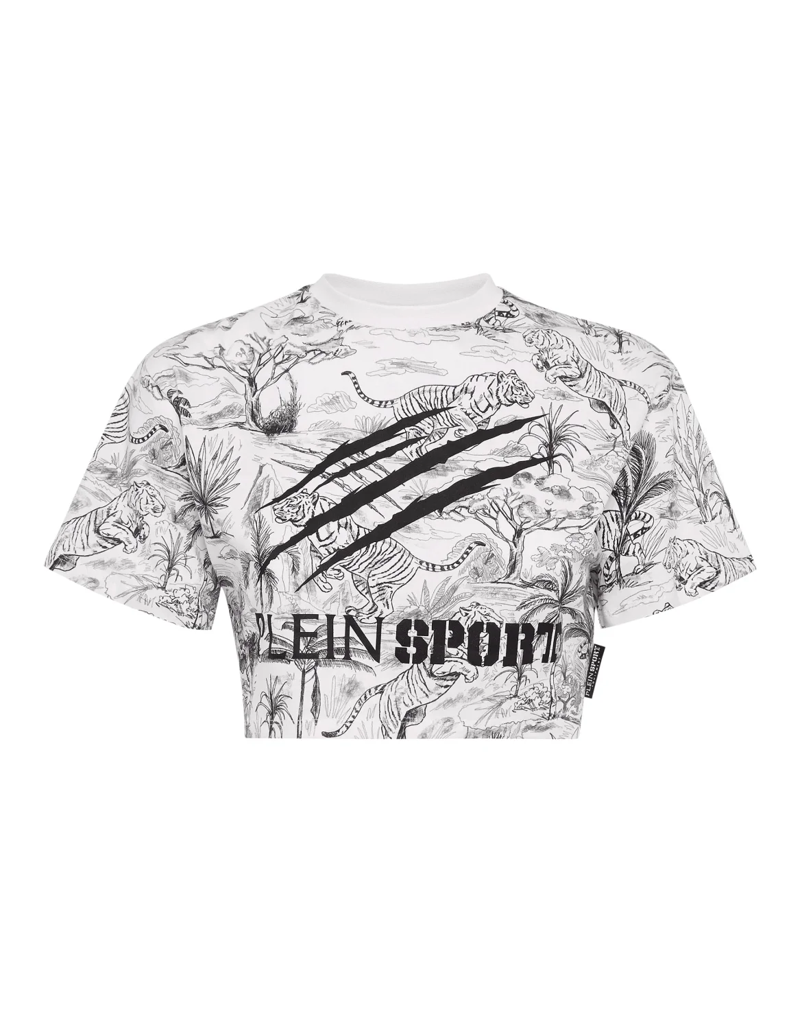 Cropped T-shirt, цвет: Белый