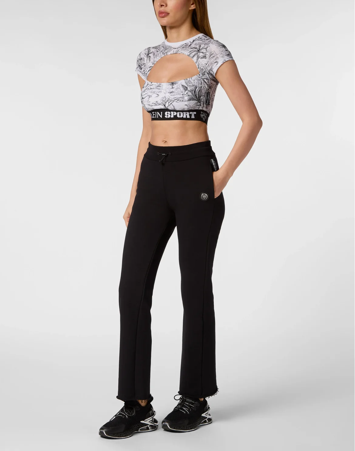 Cropped T-shirt, цвет: Белый