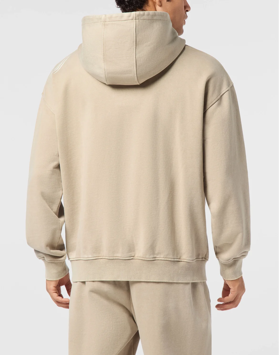 Hoodie Sweatjacket Cold Dye, цвет: Бежевый