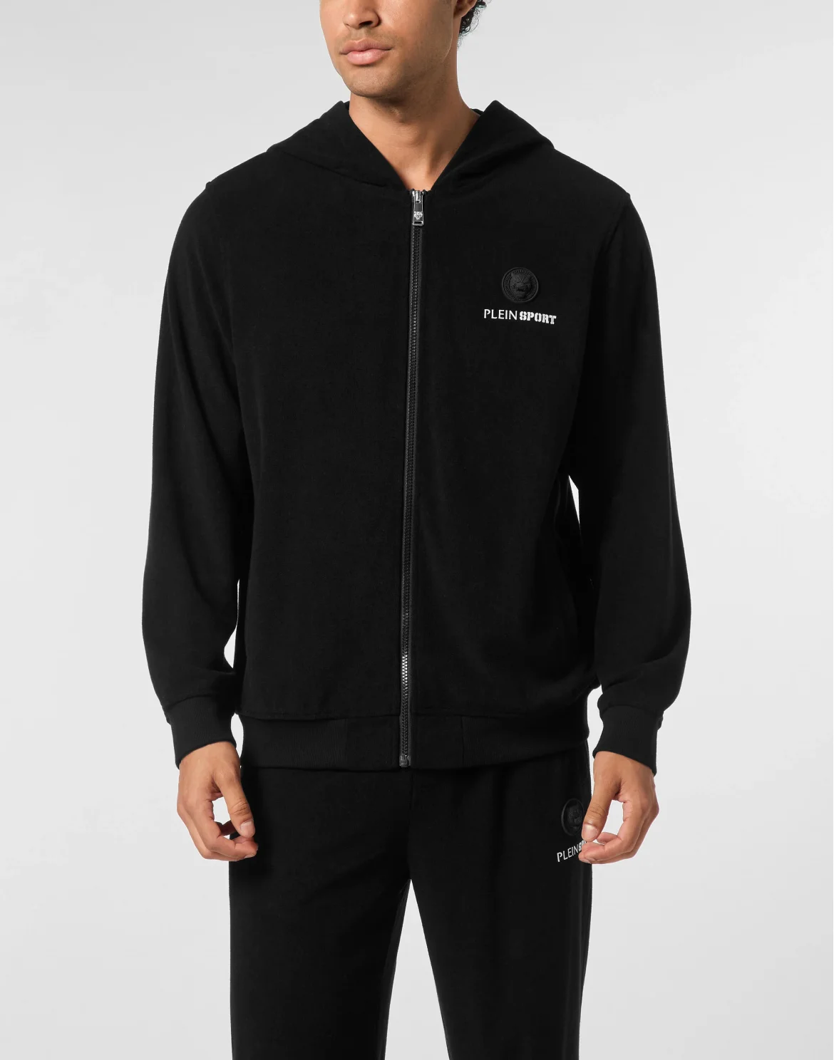 Sponge Hoodie Sweatjacket, цвет: Черный